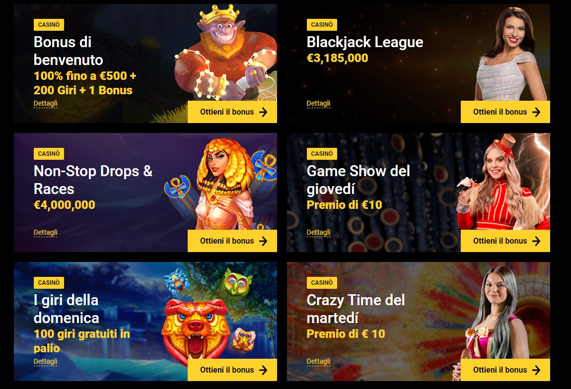 Promozioni di Zet Casino